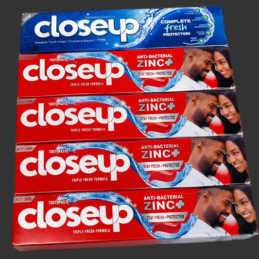 Closeup Toothpaste Triple Fresh Formula Anti-Bacterial Zinc+