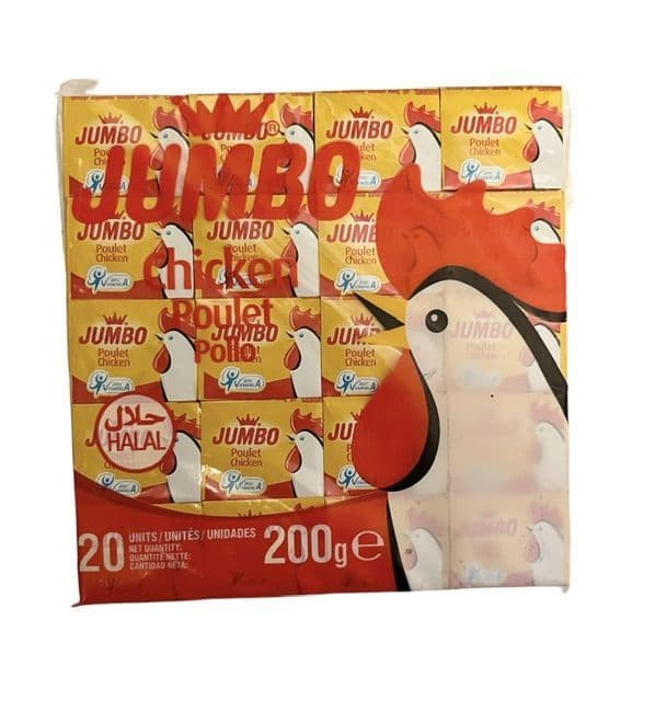 Jumbo Chicken Stock Cubes 200g (20X 10g)