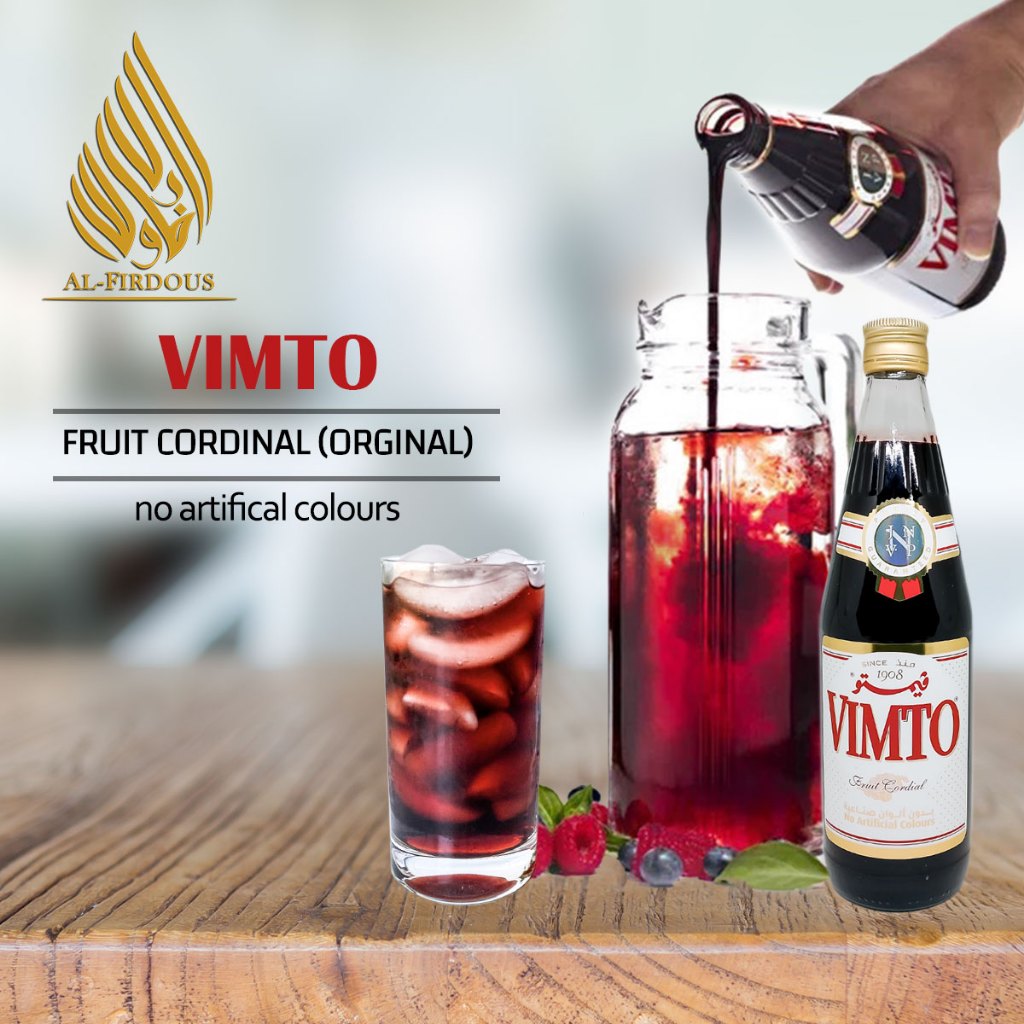VIMTO Fruit Cordial RINO Syrup 710ml