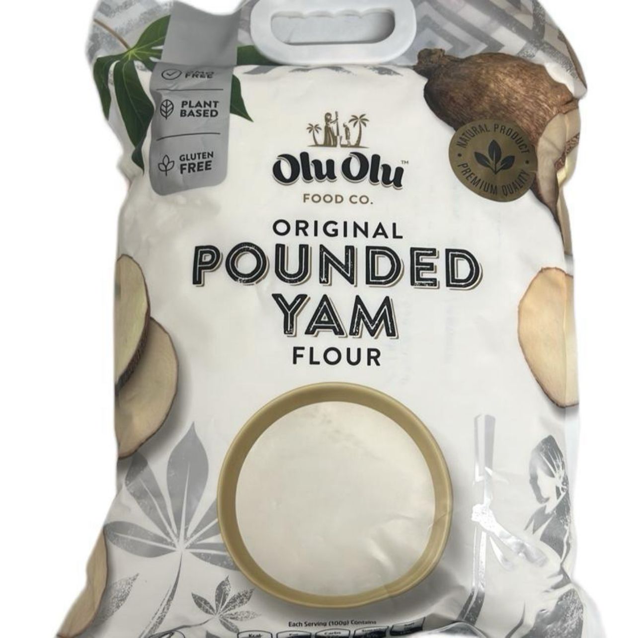 Olu Olu Original Pounded Yam Flour – 4kg | Premium Quality, Gluten-Free & Plant-Based