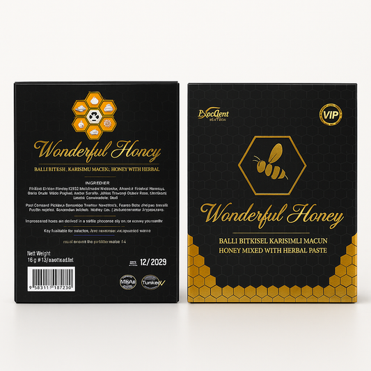 Wonderful Honey – Premium Herbal Honey Sachets (Box of 12 sachets)