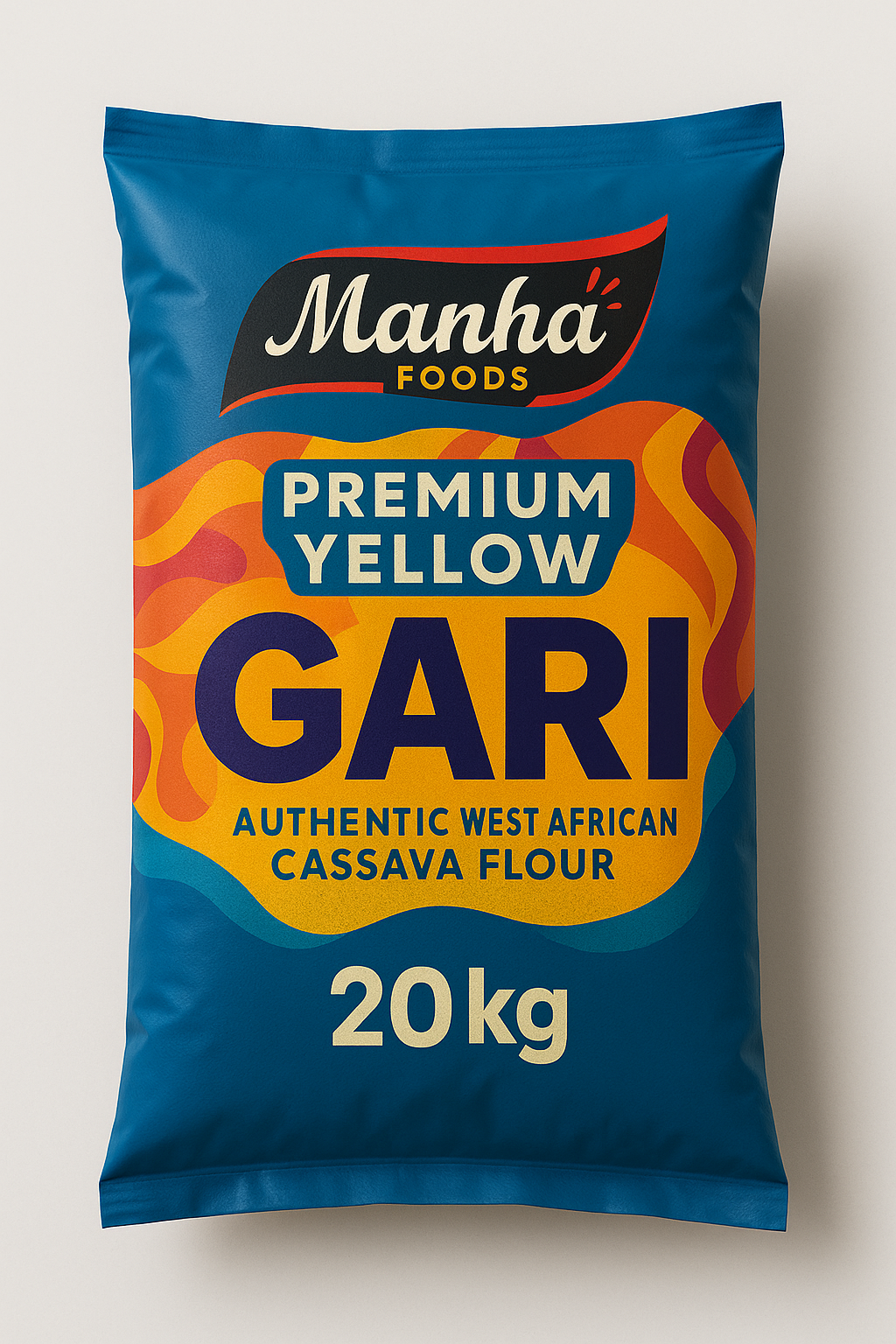 Premium Yellow Gari 20kg – Authentic West African Cassava Flakes